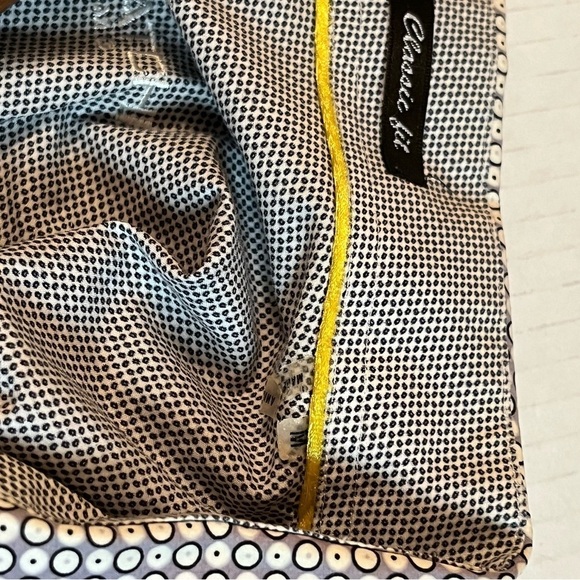 Bugatchi Uomo Shirt Adult Sz M Classic Fit Blue White Button Up Casual Cotton - Picture 11 of 12